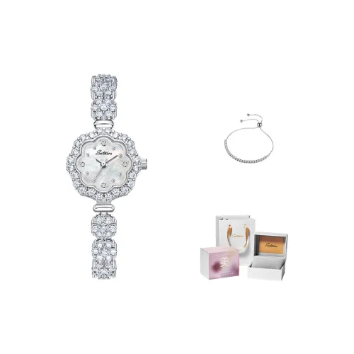 SOTOIRU Кварцевый механизм Часы Женские часы Мать жемчуга Циферблат