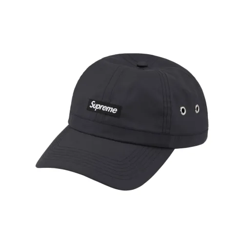 Supreme Полиэстер Кепки Унисекс Черный