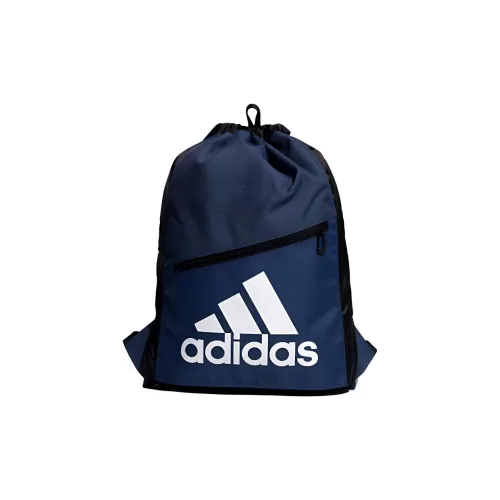 Adidas Polyester Backpack Standard Unisex Dark Blue Adidas Полиэстер Рюкзак Стандартный Унисекс Темно-Синий