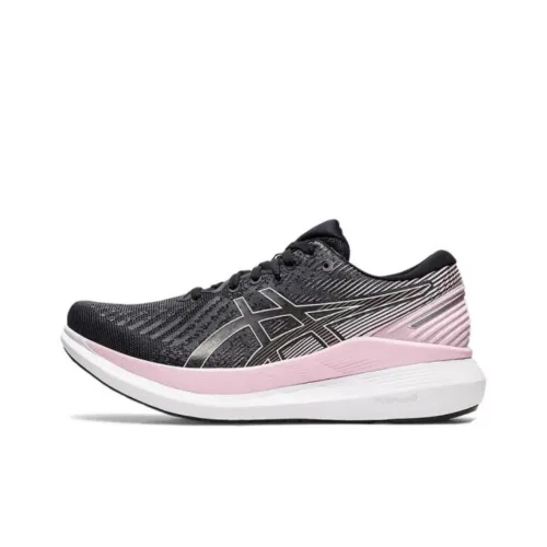 Asics Glideride 2 Low Топ Марафон Беговые кроссовки Женские Черно-розовый