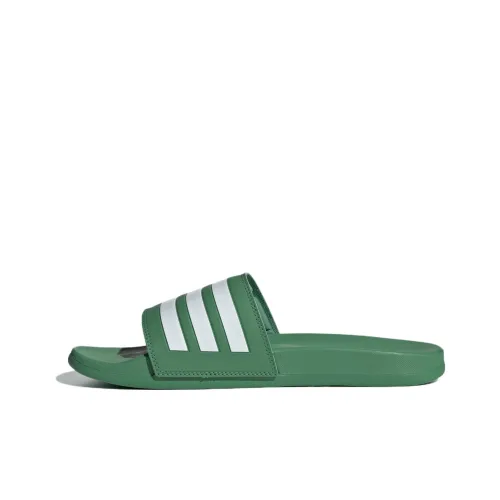 adidas Adilette Slip-Resistant Шлепанцы Унисекс Зеленый Белый