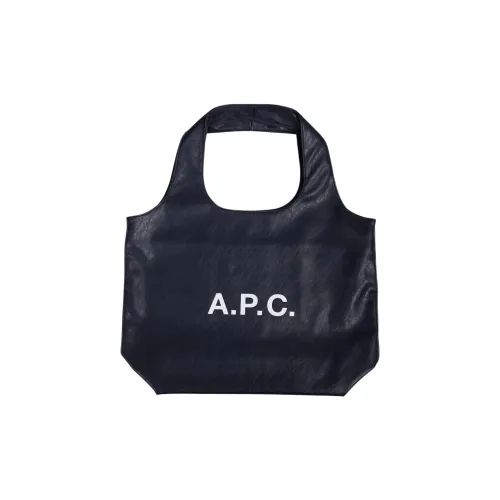 A.P.C Полиэстер Тоут Сумка Сумка для покупок Сумка Женская Темно-синяя