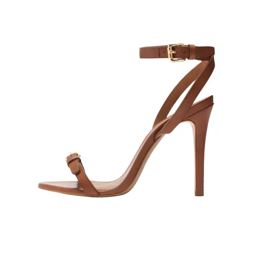 Schutz Aurora One Strap Sandals 10,5cm Women's Brown