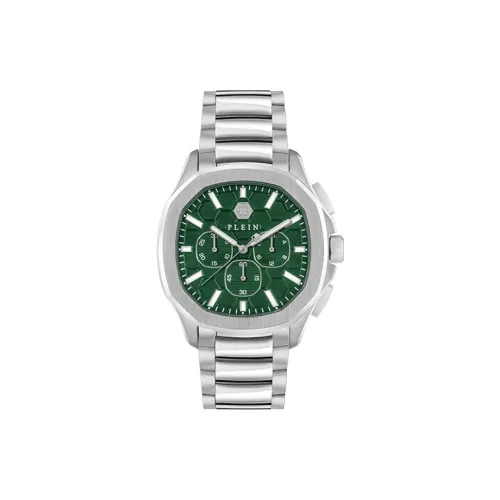 PHILIPP PLEIN Кварцевый механизм Мужские часы 44мм*44мм Зеленый