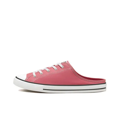 Converse Chuck Taylor All Star Dainty Mule Slip Устойчивый к истиранию Дышащий Низкий Топ Кеды Женские Персиково-розовый