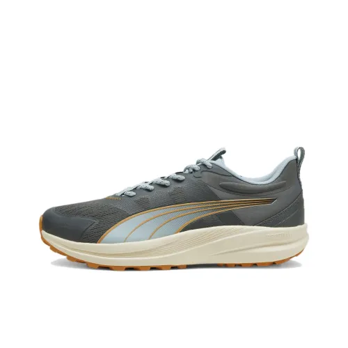 PUMA Redeem Profoam Slip-resistant Abrasion-resistant Low-top Trail Running Shoes Unisex Gray PUMA Redeem Profoam Противоскользящие Устойчивые к истиранию Низкие Кроссовки для бега на трассе Унисекс Серый