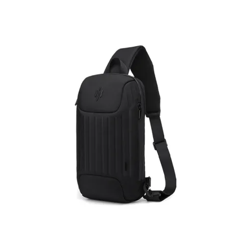 ROSEROOEN Oxford Sling Bag Унисекс Черный Камуфляж Белый