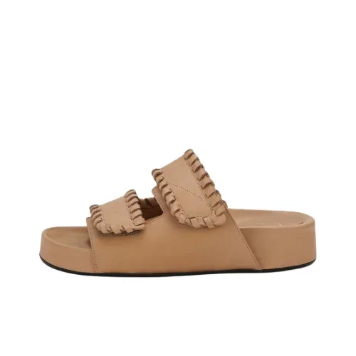 ATP Atelier Слипоны 4CM Женские Коричневый