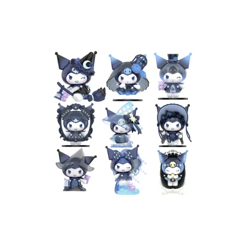 Miniso Sanrio Family, Kuromi Witch's Праздничный Trick или Treat Слепые коробки Один Mystery Коробка/Целая коробка 8 шт