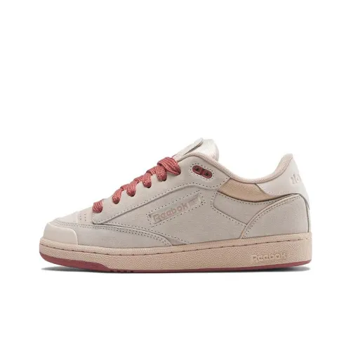 REEBOK Club C Low Топ Скейтборд Кроссовки Женские Розовый Бежевый