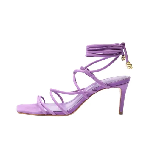 Schutz Magdalena Сандалии в римском стиле 8 см Женские Фиолетовый