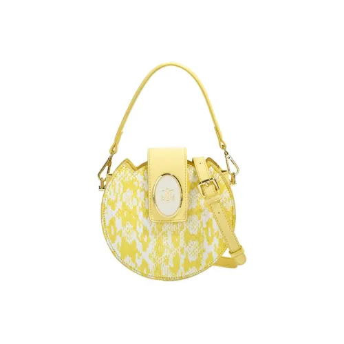 MACK JODAER Сумка из синтетической кожи стандартная женская светло-желтая