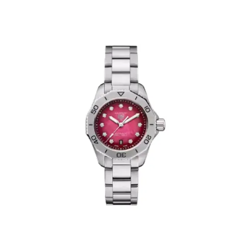 TAG HEUER Механический Movement Женские Часы 30MM Красные