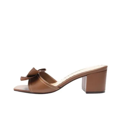 Schutz Слипоны 6 см Женские Коричневый