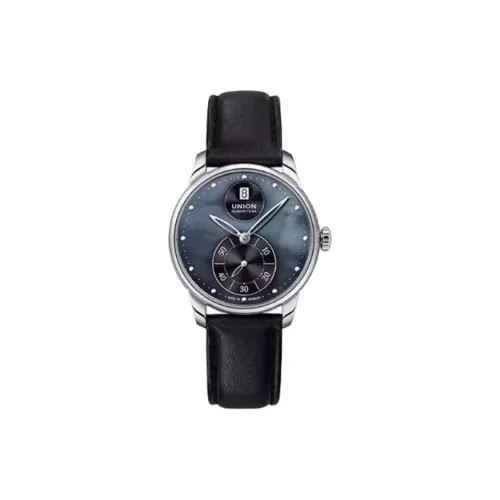 UNION GLASHUTTE/SA Автоматический Механический Механизм Мужские Часы 36 мм Синий