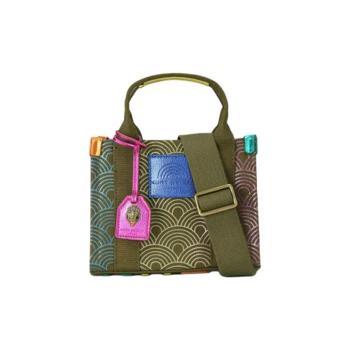 Kurt Geiger London Холщовая сумка сумка через плечо сумка экстер малый женская зеленая