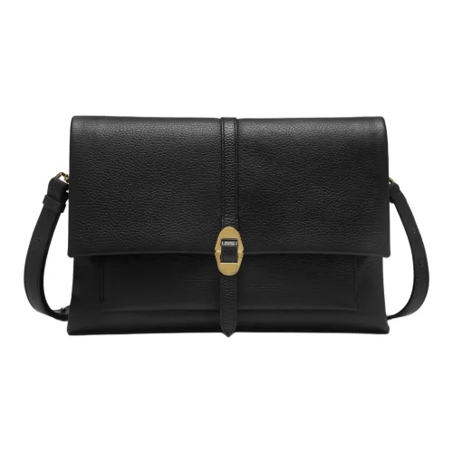 COCCINELLE GRAIN LEATHER Сумка через плечо Средняя Женская Черная