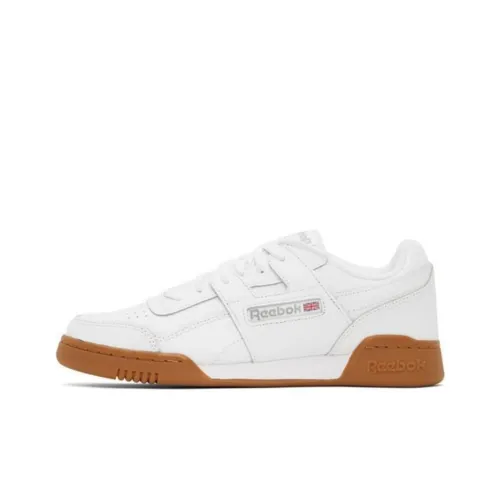 Reebok Workout Low Топ Повседневные Беговые Кроссовки Мужские Белые