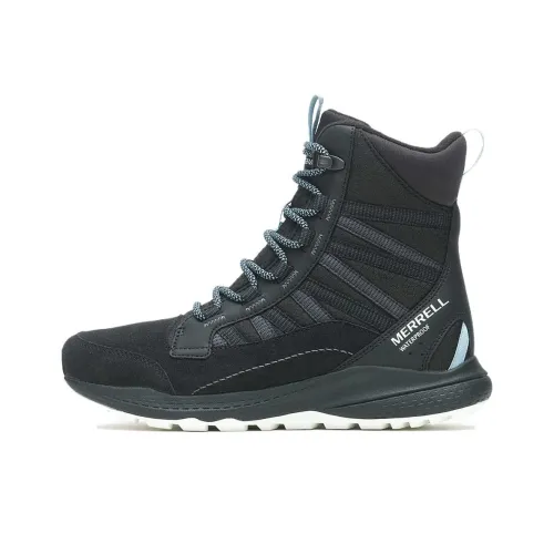 MERRELL Bravada Edge 2 Thermo Противоскользящий Устойчивый к износу Водонепроницаемый MID Топ Походная обувь Женская Черный Серый