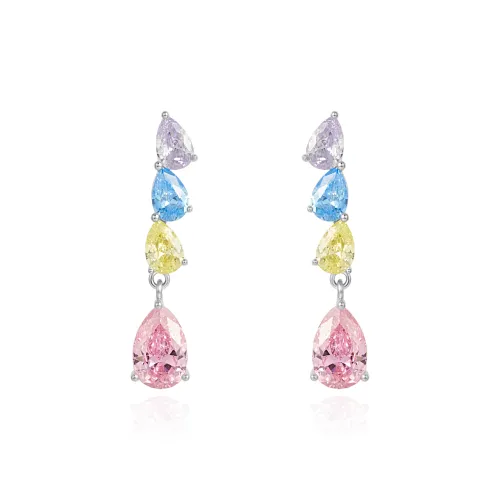 OUBI.YABI Серебро S925 Серьги-гвоздики Женские Коробка