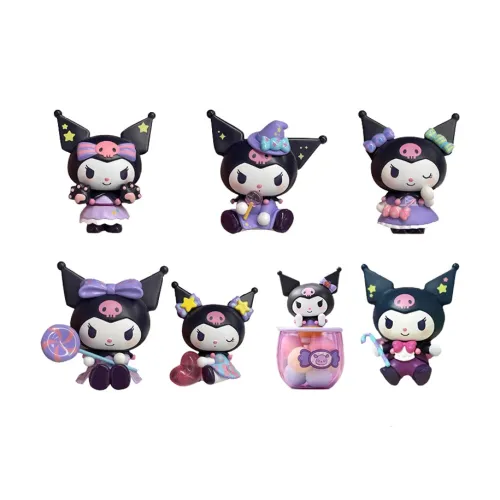 Miniso x Sanrio Kuromi Trick или Treat Коллекция Слепые коробки 1 шт Mystery Коробка 3 шт Mystery Коробка Целая коробка 6 шт