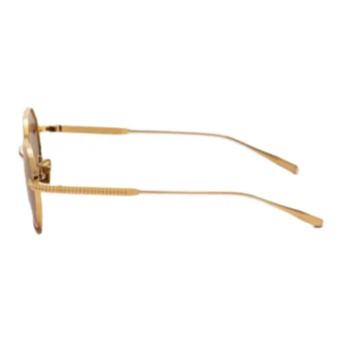 Valentino Титан Нерегулярная форма Солнцезащитные очки Унисекс Коричневый