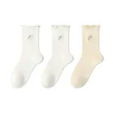3 Pack (Полосы Кремовый + Кружево Отделка Кремовый + Желтый)