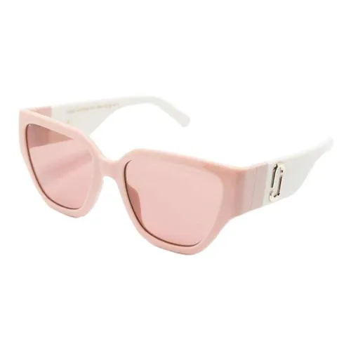 MARC JACOBS Ацетат Нерегулярная форма Солнцезащитные очки Унисекс Розовый