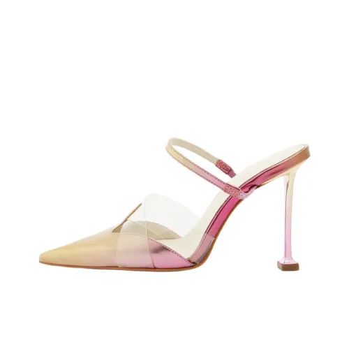 Schutz Домашние тапочки 10 см Женские Розовые