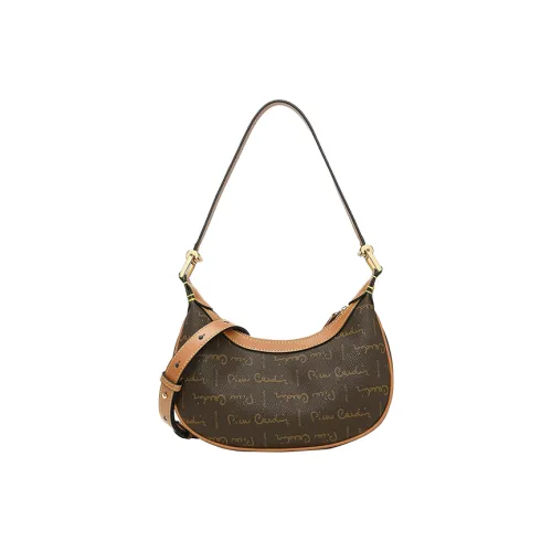 PIERRE CARDIN ПВХ Пельмени Сумка Сумка через плечо Сумка на плечо Стандартная Женская Коричневый Хаки