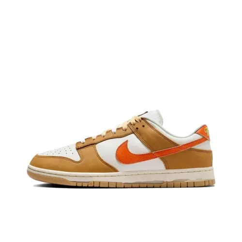 Nike Dunk Low Топ Скейтборд Кроссовки Мужские Белый Желтый
