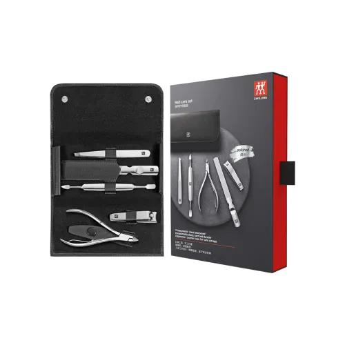 ZWILLING Книпсеры с Маленьким Клеммой Лента для Ногтей И Кожа Толкатель Двойная Головка Набор Инструментов для Ногтей из 5