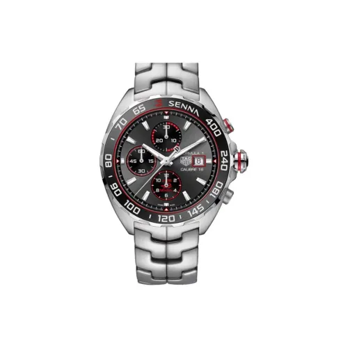 TAG HEUER Автоматический Механический Механизм Мужские Часы 44 мм Черный