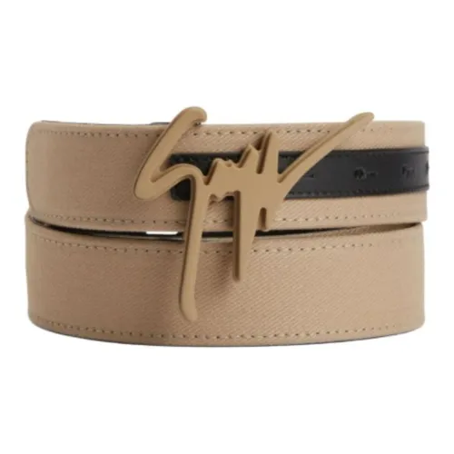 Giuseppe Zanotti GZ Многоцветный Дизайн Хлопок Ремень Мужской Хаки