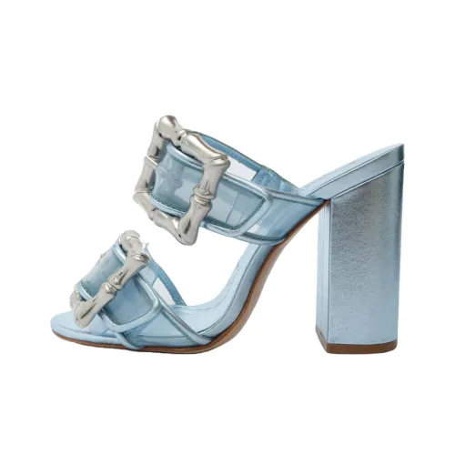 Schutz Шлепанцы 11 см Женские Синие