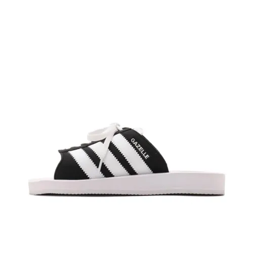 Adidas Originals Gazelle Пляжные сандалии Унисекс Черный Белый