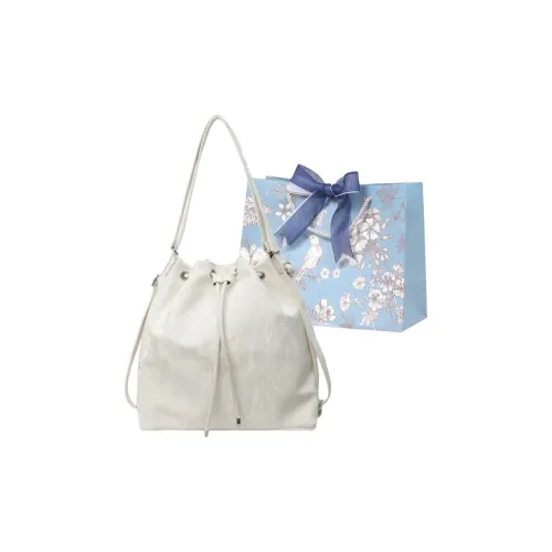 REDOO ПУ (полиуретан) Двойная плечевая переносная сумка через плечо сумка для ноутбука женская экрю серебристый черный