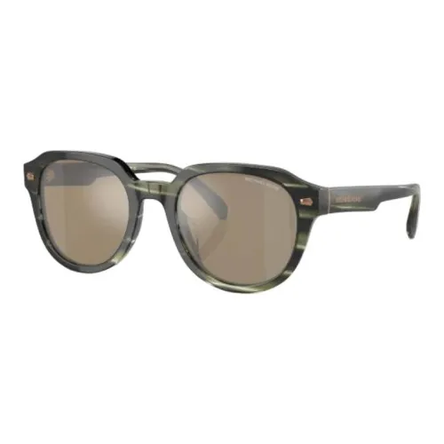 MICHAEL KORS Acetate Round Sunglasses Unisex Black MICHAEL KORS Ацетатные круглые солнцезащитные очки унисекс черные