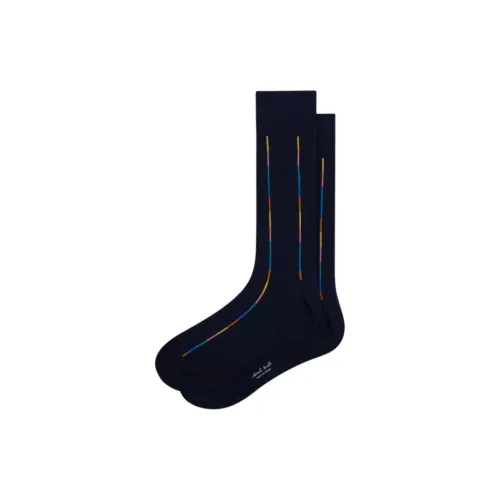 Paul Smith 1 пачка Темно-морская синяя мужская носки до икры MID