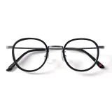 Чёрная оправа с прозрачными линзами