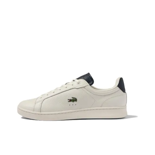 LACOSTE Carnaby Pro Slip-Resistant Abrasion-Resistant Low Top Casual Shoes Men's Beige