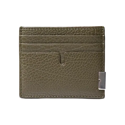 Burberry Телячья кожа Держатель для карт Мужской Хаки зеленый