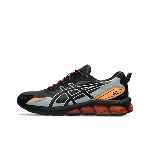 ASICS Gel Quantum 180 Износостойкий и Легкий Низкий Топ Беговые кроссовки Мужские Черный и Оранжевый