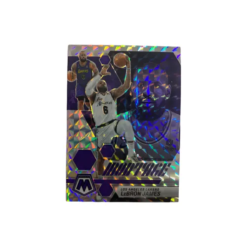 PANINI 2022 23 Mosaic LeBron Джеймс Лейкерс Mosaic Silver Fold Teka Star Card Card пройдет Спортивные карты 1 шт