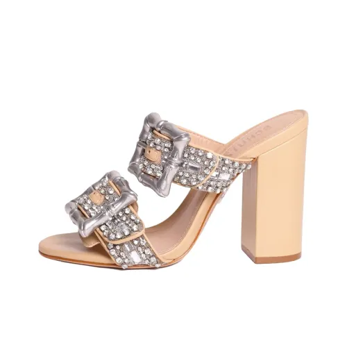 Schutz Слипоны 11,2 см Женские Серебряные