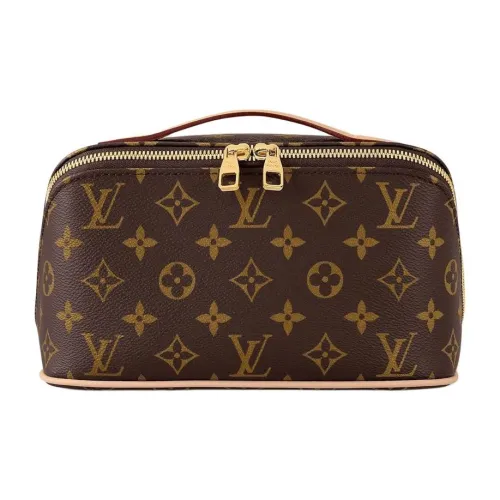 LOUIS VUITTON Кожа Ручной Мультитас для макияжа Женские Коричневый