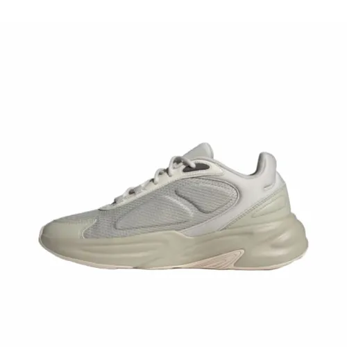 Adidas Sportswear Slip-resistant Abrasion-resistant MID Топ Беговые кроссовки Унисекс Бежево-серый