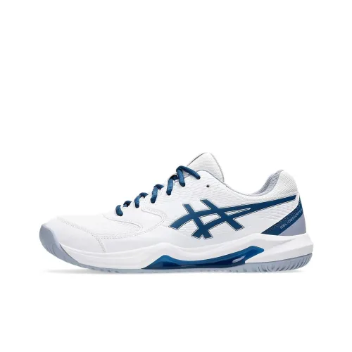 Asics Gel Dedicate 8 Теннисные Кроссовки Низкие Белый/Синий Мужские
