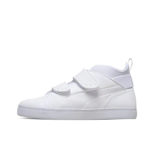 PUMA Play Strap Амортизация MID Топ Скейтборд Кроссовки Unisex Белый