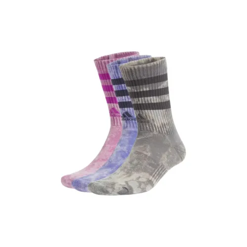 Adidas 3 Stripes Высокие носки Унисекс упаковка из 3 пар